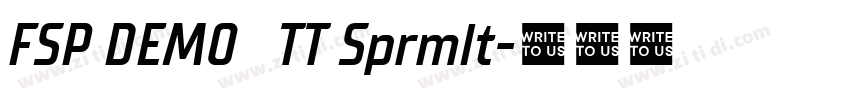 FSP DEMO   TT Sprmlt字体转换